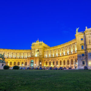 Vienna,Hofburg,Imperial,Palace,At,Night,,Vienna,,Austria